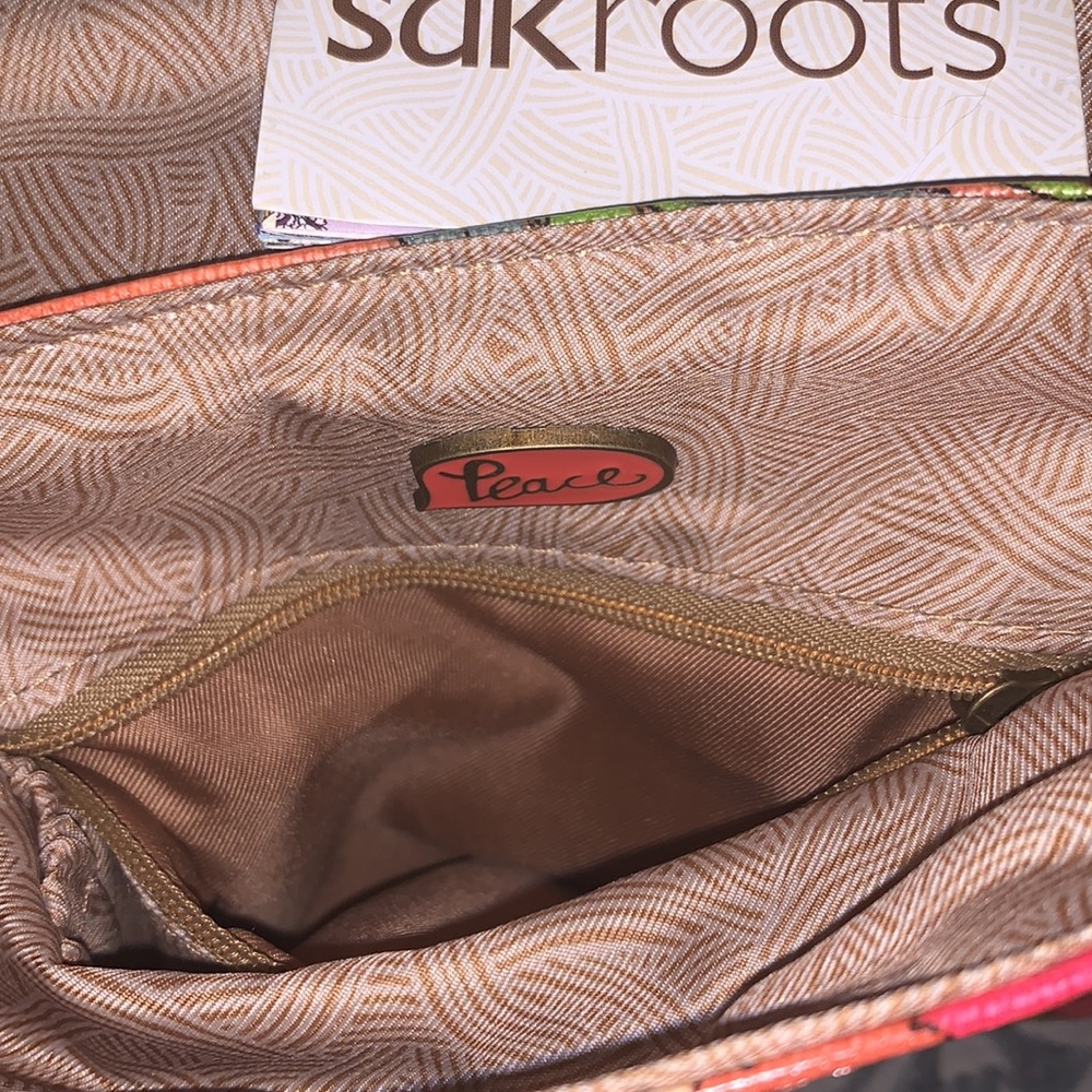 Sakroots flat cross body floral pink bag - Picture 7 of 9